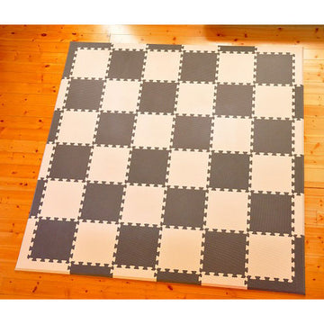 リトルプリンセス フロアーマット ツートンカラー ベージュ・ブラウン